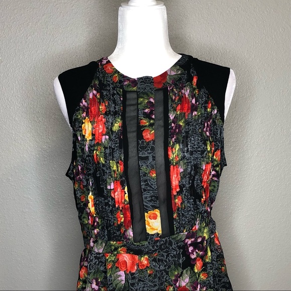 ASTR Sheer Floral Dress - Picture 2 of 7
